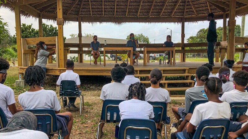 As part of their Earth Day Celebrations, DCMS hosted a panel with scientists and researchers from the Cape Eleuthera Institute.